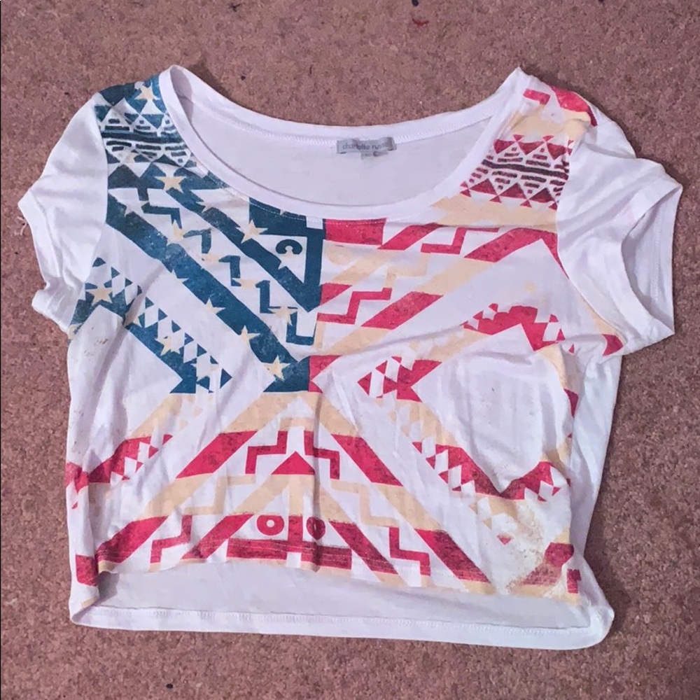 Patriotic crop top